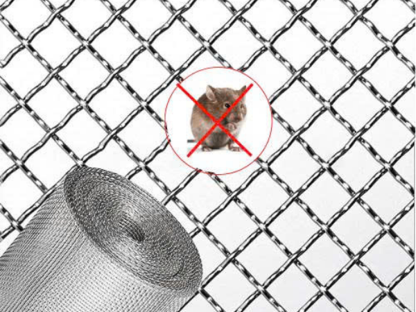 Lưới inox chống chuột thép đan dày