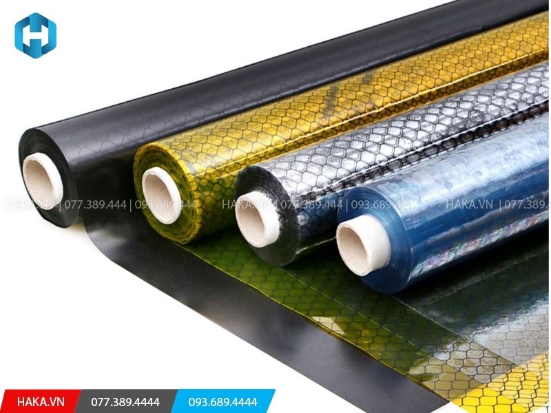 Cuốn nhựa PVC chống tĩnh điện lưới mắt cáo