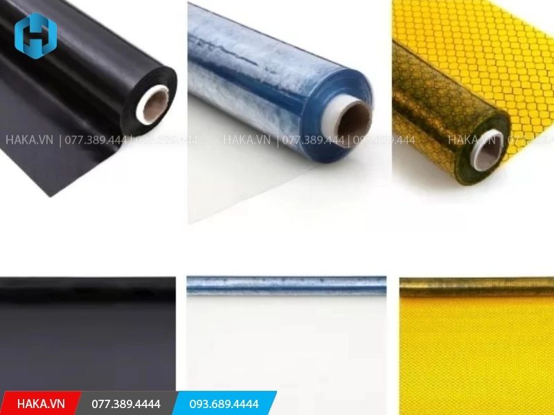 cuốn nhựa PVC lưới mắt cáo