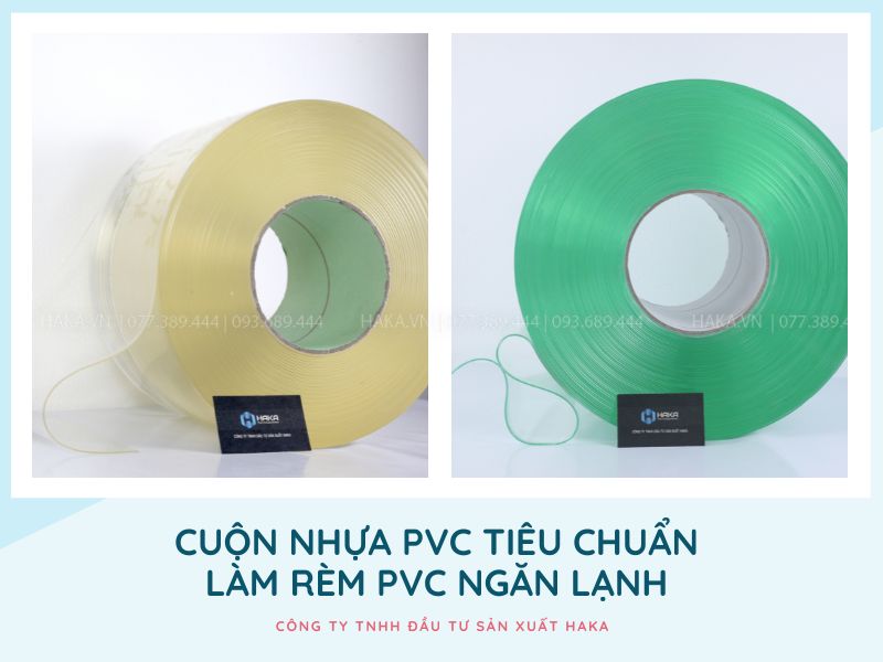 cuon-nhua-pvc-tieu-chuan-lam-rem-nhua-pvc-haka cuộn nhựa PVC tiêu chuẩn làm rèm nhựa PVC haka