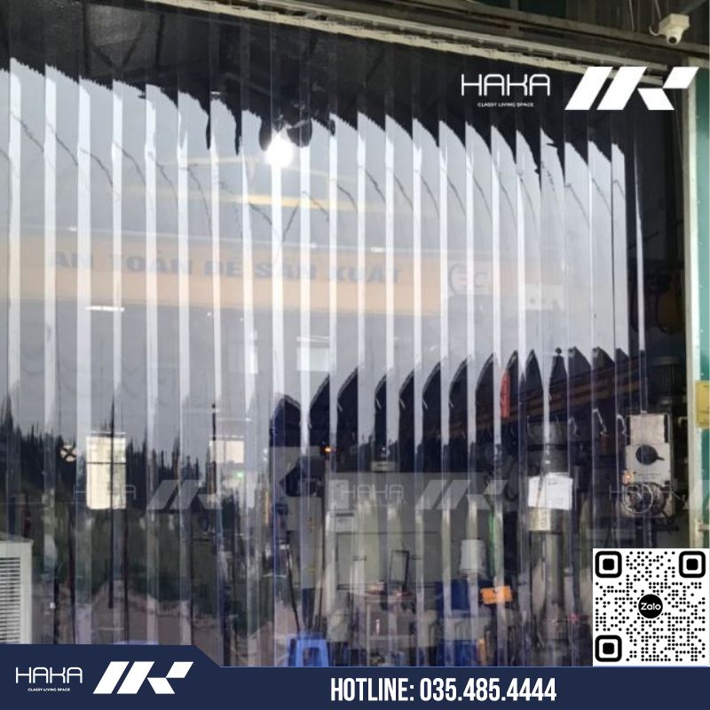 Rèm nhựa PVC ngăn lạnh điều hòa