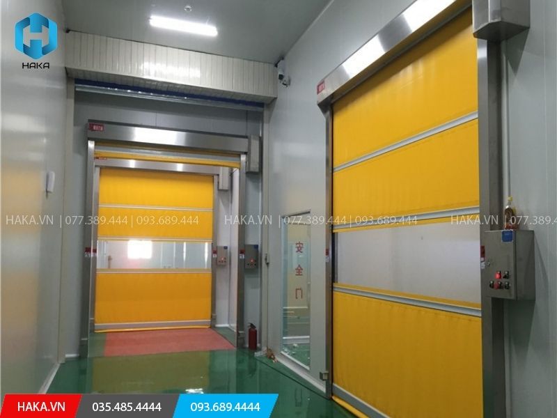 ưu điểm của cửa cuốn nhanh phòng sạch