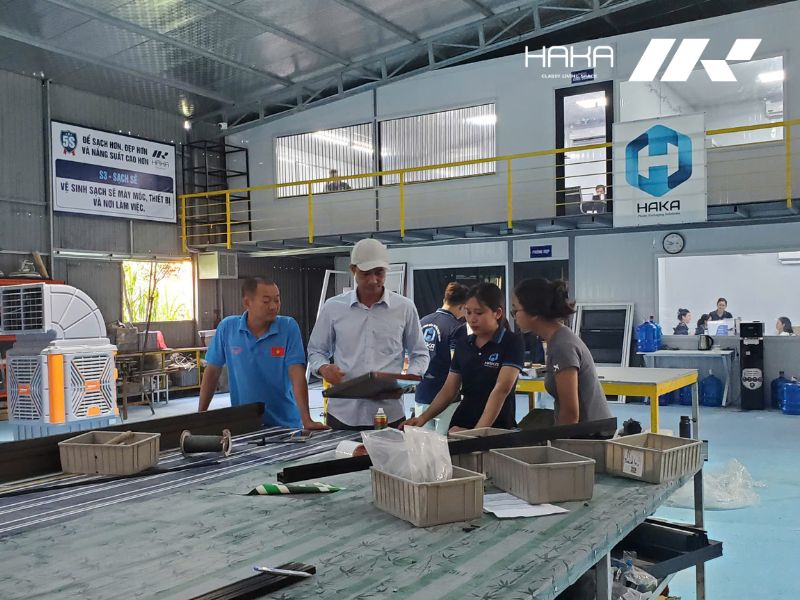 xưởng sản xuất rèm haka