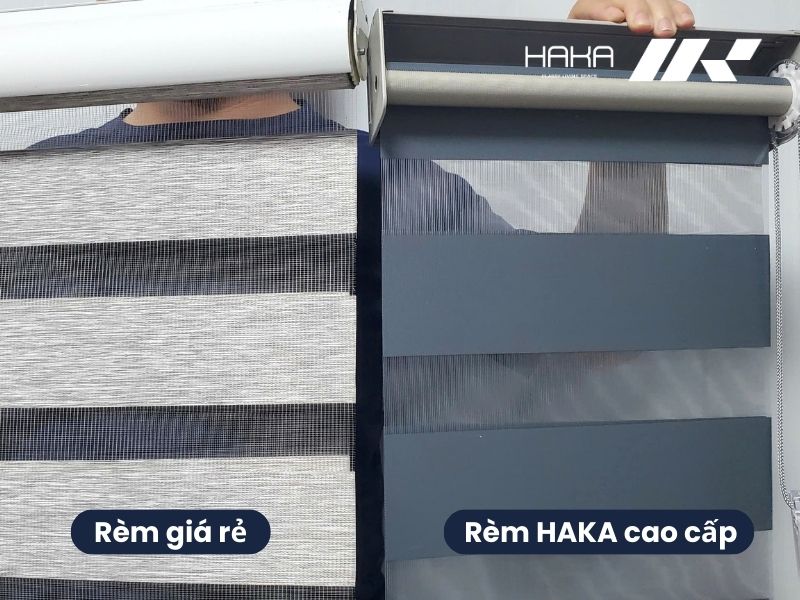so sánh rèm cầu vồng giá rẻ và rèm cầu vồng cao cấp
