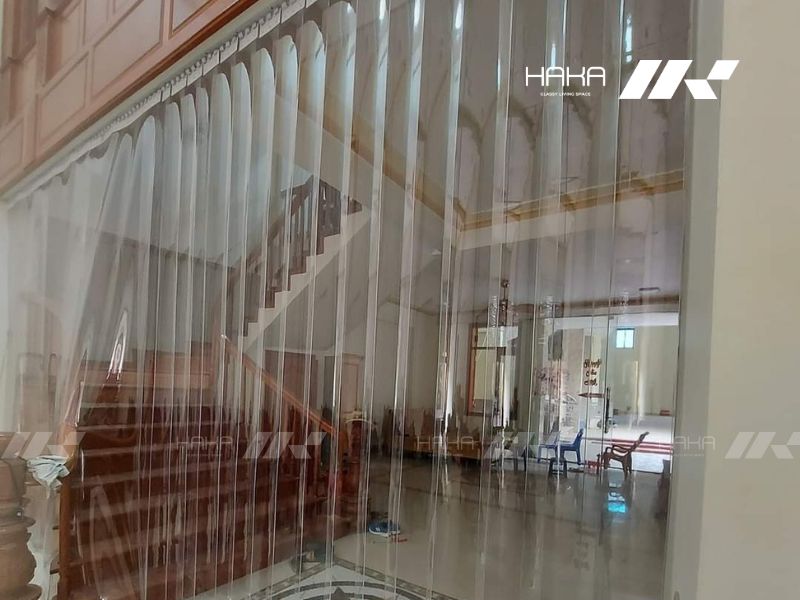cửa xếp nhựa trong suốt giá rẻ