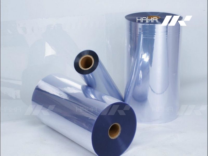 màng nhựa PVC trong suốt loại cứng HAKA