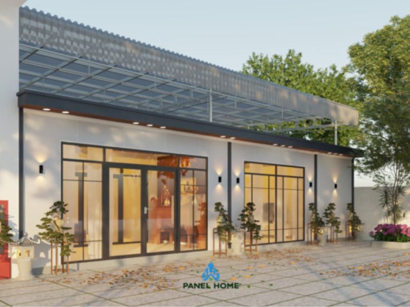 dự toán chi phí rèm cửa nhà lắp ghép nghỉ dưỡng