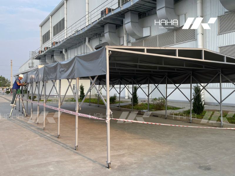 kinh nghiệm làm mái che sân hiệu quả