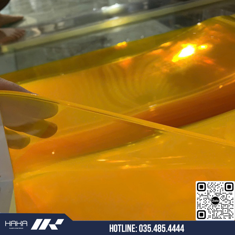 Màng PVC màu vàng hạn chế côn trùng xâm nhập hiệu quả