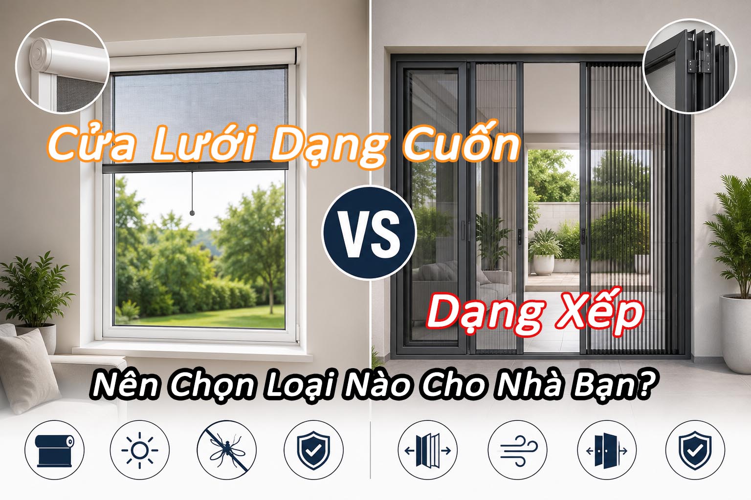 cua luoi chong muoi dang cuon vs dang