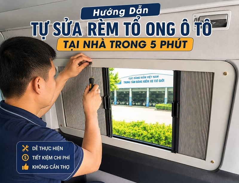 huong dan tu sua rem to ong o to